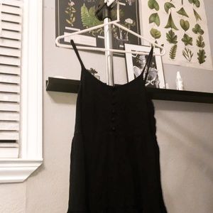 Black boho dress